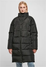 Women's High Neck Puffer Coat Black