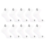 10PACK Styx ankle socks white