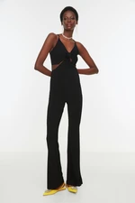 Trendyol Black Cut Out Detailed Jumpsuit