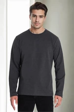 40222 Dewberry Double Crew Neck Mens Sweatshirt-ANTHRACITE