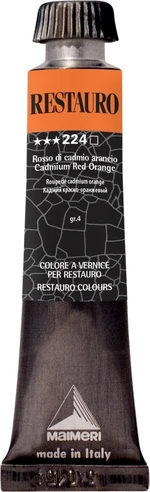 Maimeri Varnish Restauro Farba renowacyjna Cadmium Red Orange 224 20 ml 1 szt