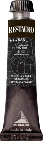 Maimeri Varnish Restauro Peinture de restauration Ivory Black 535 20 ml 1 pc