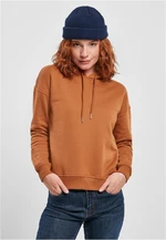 Women's hooded caramel