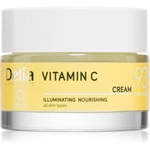 Delia Cosmetics Vitamin C rozjasňující denní krém na obličej 50 ml