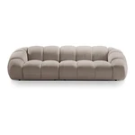 Beżowa aksamitna sofa 294 cm Diana – Micadoni Home