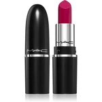 MAC Cosmetics MACximal Sleek Satin Lipstick Mini saténový rúž pre dokonalý vzhľad odtieň REBEL 1,8 g