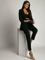 Women's Elegant Jacket + Pants - Black