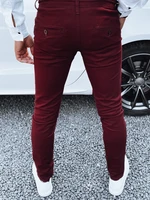 Men's Dstreet trousers burgundy