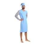 Men's nightshirt Foltýn blue oversized