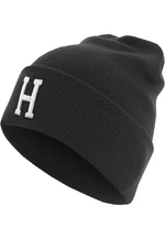 Knitted hat with letter cuff H