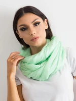 Light green scarf with rhinestones