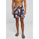 Patterned swimsuit shorts dark jungle aop