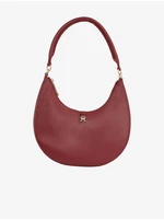 Vínová dámska kabelka Tommy Hilfiger Feminine Shoulder Bag