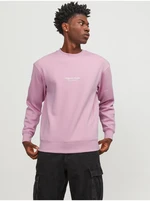 Men's Light Pink Sweatshirt Jack & Jones Vesterbro - Men