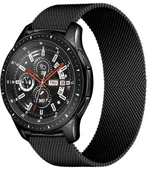 4wrist Milánský tah pro Samsung Galaxy Watch - Black 20 mm