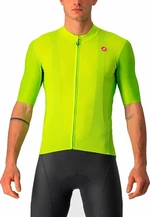 Castelli Endurance Elite Jersey Electric Lime M Maillot de ciclismo
