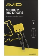 Avid carp tungstenové ťažítka outline rig drops - medium