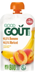 GOOD GOÛT Good Gout BIO Marhuľa s banánom 120 g