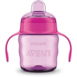 Philips Avent Classic hrnček s držadlami 6m+ Girl 200 ml