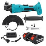 100/125mm Brushless Cordless Angle Grinder Polisher Cutting Tool W/ None/1/2 Battery For Makiita
