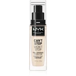 NYX Professional Makeup Can't Stop Won't Stop Full Coverage Foundation vysoko krycí make-up odtieň 01 Pale 30 ml