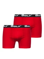 Červené pánské boxerky Bolf 0953-2P 2 PACK