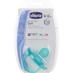 Chicco Šidítko Physio Soft celosilikonové 6-12 m modré