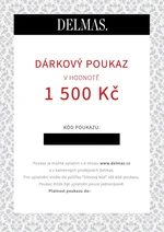 Delmas dárkový poukaz 1 500 Kč