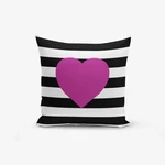 Obliečka na vaknúš s prímesou bavlny Minimalist Cushion Covers Purple, 45 × 45 cm