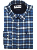 Barbour Kockovaná košeľa Barbour Country Check 3 - navy (button-down)