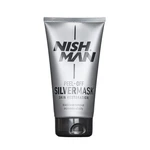 Nish Man Čierna maska na tvár Nish Man Peel-Off Blackmask (150 ml) - Silver