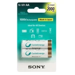 Tölthető ceruzaelem AA, Sony NiMH 2000mAh, 2 db