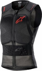 Alpinestars Nucleon Flex Pro Protection Vest Transparent Smoke/Red XL Gilet protecteur