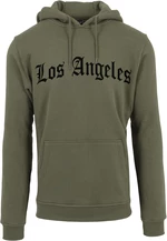 Los Angeles wording Hoody Olive