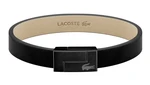 Lacoste Čierny kožený náramok Lacoste Traveller 2040073