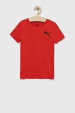 Dětské tričko Puma ACTIVE Small Logo Tee B červená barva, s potiskem