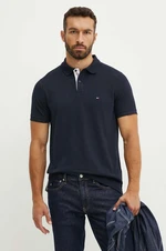 Polo tričko Tommy Hilfiger tmavomodrá barva, MW0MW34753