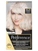 Permanentní barva Loréal Préférence 10.21 velmi velmi světlá perlová blond - L’Oréal Paris + dárek zdarma