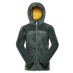 Kids softshell jacket ALPINE PRO HOORO loden frost variant PA