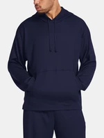 Under Armour Mikina UA Rival Waffle Hoodie-BLU - Pánské