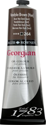 Daler Rowney Georgian Peinture à l'huile Vandyke Brown Hue 225 ml 1 pc