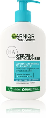 Garnier Hydratačný čistiaci gél proti nedokonalostiam pleti Pure Active ( Hydrating Deep Clean ser) 250 ml