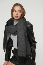 Trendyol Women's Black Soft-textured Scarf