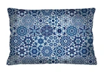 Bertoni Home Unisex's Rectangular Pillow Malaga Navy Blue