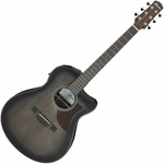 Ibanez AAM70CE-TBN Transparent Charcoal Burst Dreadnought Elektro-Akustikgitarren