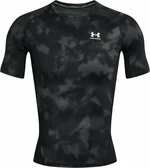 Under Armour UA HG Armour Printed Short Sleeve Black/White S Fitness koszulka