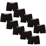 10PACK Men's Boxers Nedeto black