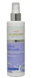 VIVAPHARM Vivaco Čistící pleťová voda s kozím mlékem 200 ml