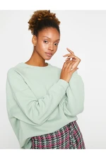 Koton Oversize Sweatshirt Crew Neck Long Sleeve