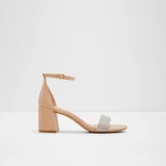 Béžové dámske kožené sandále Aldo Pristine